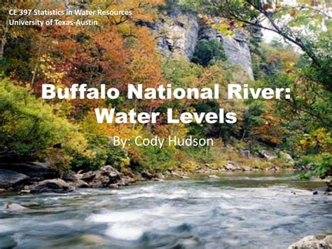 Allow 1-3 hours to hike the full trail. . Buffalo river water levels